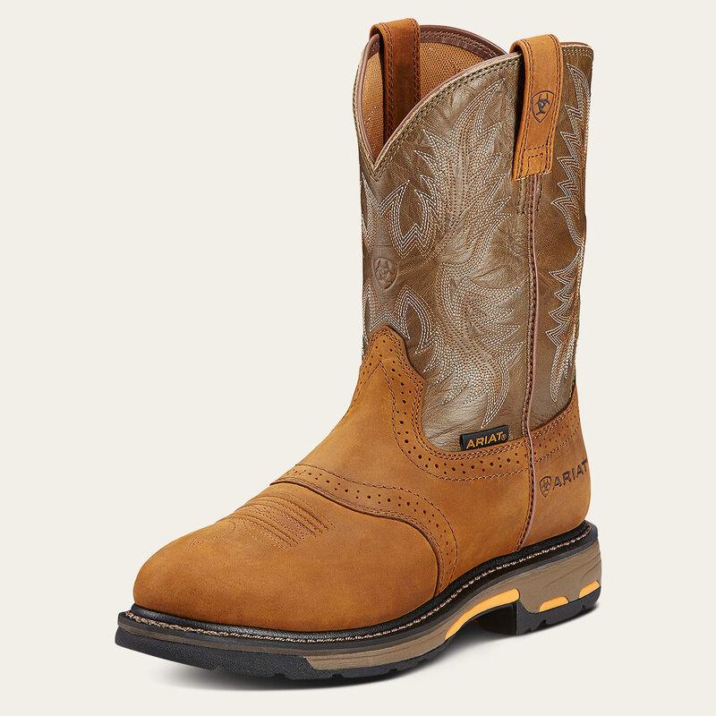WorkHog Pull-on Work Boot - Aged Bark - Purpose-Built / Home of the Trades