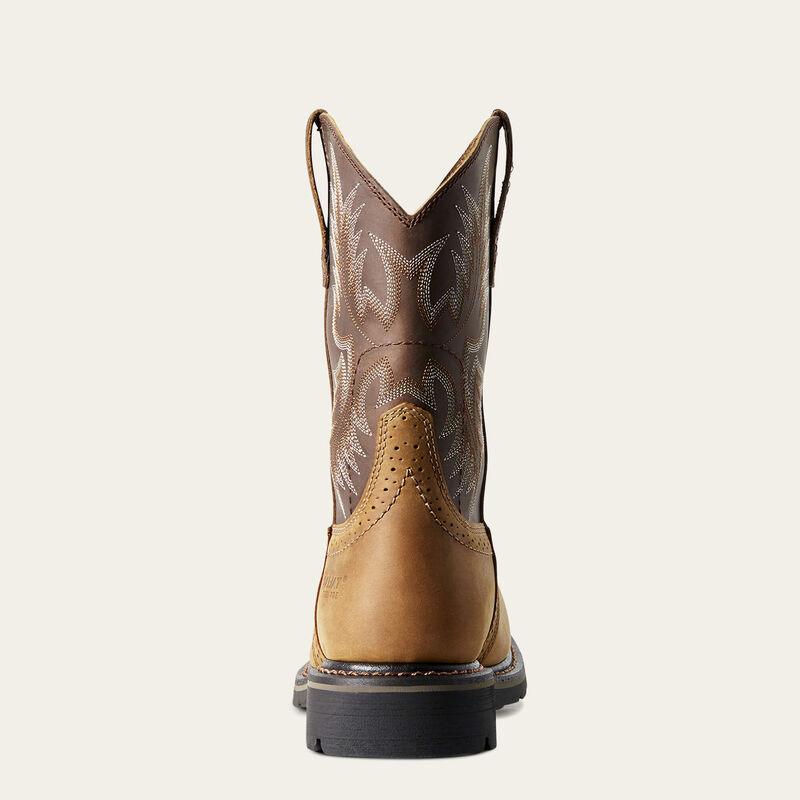 Sierra Wide Square Toe Steel Toe Work Boot - Aged Bark - Purpose-Built / Home of the Trades