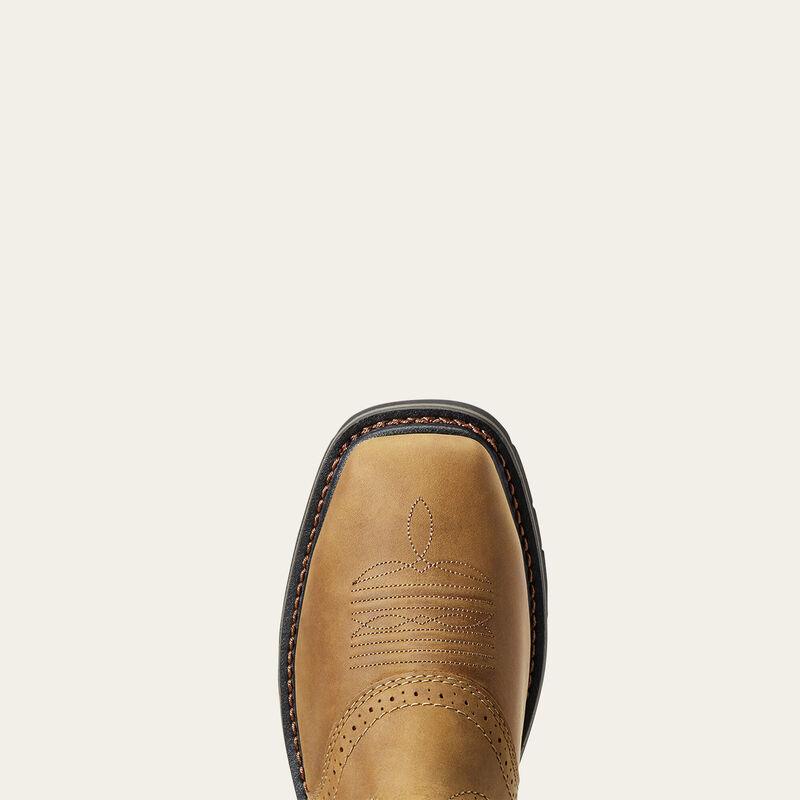 Sierra Wide Square Toe Steel Toe Work Boot - Aged Bark - Purpose-Built / Home of the Trades