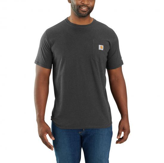 Carhartt force® relaxed fit midweight short-sleeve pocket t-shirt - Carbon Heather - Purpose-Built / Home of the Trades