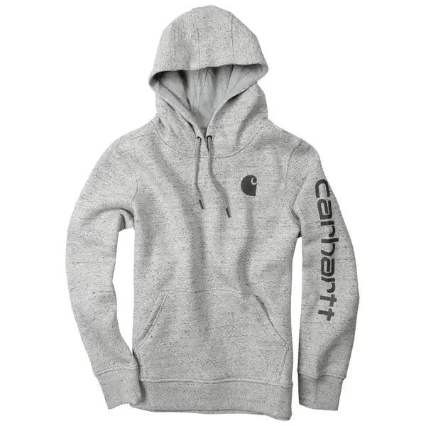 Women'S Clarksburg Logo Hoodie Asphalt - Purpose-Built / Home of the Trades