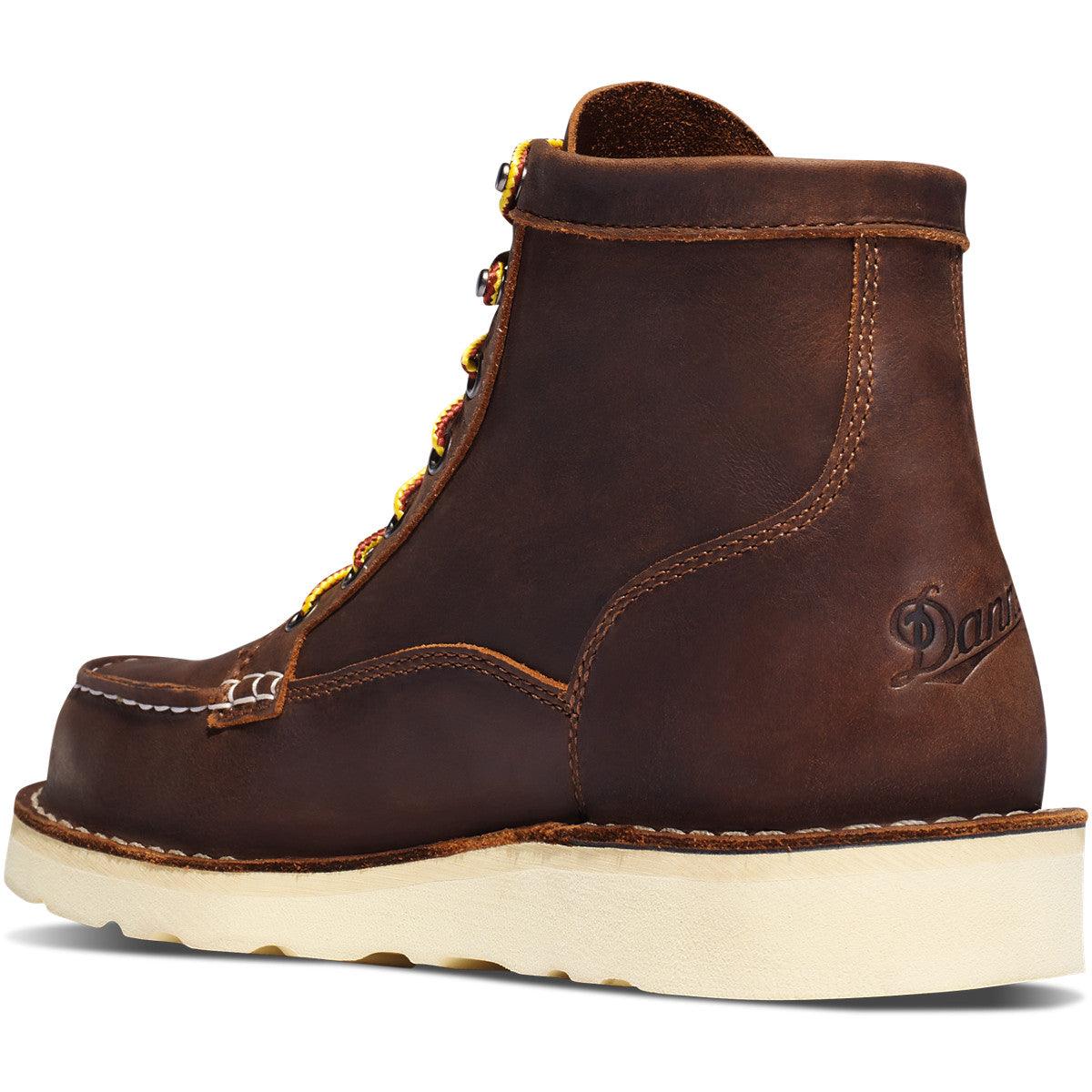 Men's 6" Bull Run Soft Toe Boots - Brown - Purpose-Built / Home of the Trades