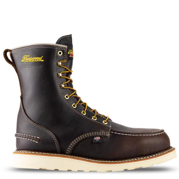 1957 Series – Waterproof – 8″ Briar Pitstop Moc Toe - MAXwear Wedge (Soft Toe) - Purpose-Built / Home of the Trades