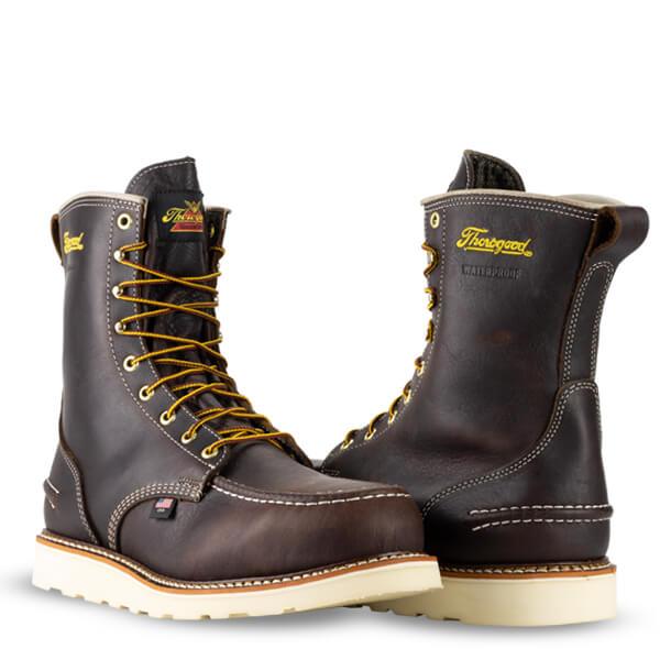 1957 Series – Waterproof – 8″ Briar Pitstop Moc Toe - MAXwear Wedge (Soft Toe) - Purpose-Built / Home of the Trades