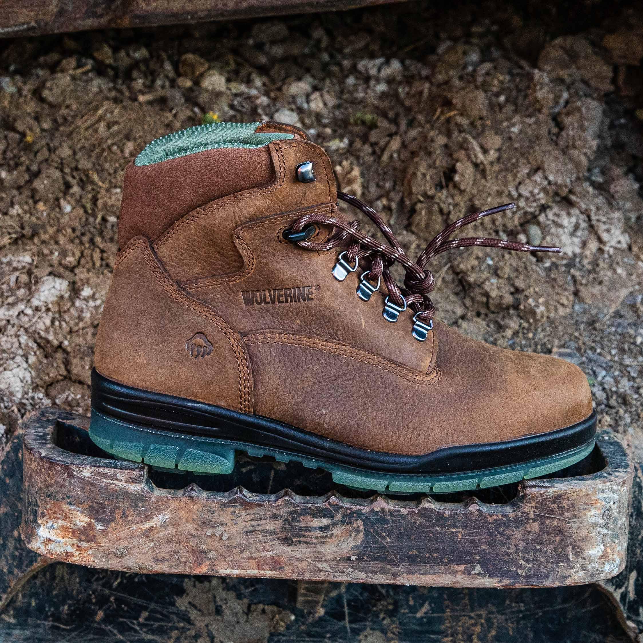 DuraShock 6" Work Boot (Steel Toe)(Stone) - Purpose-Built / Home of the Trades