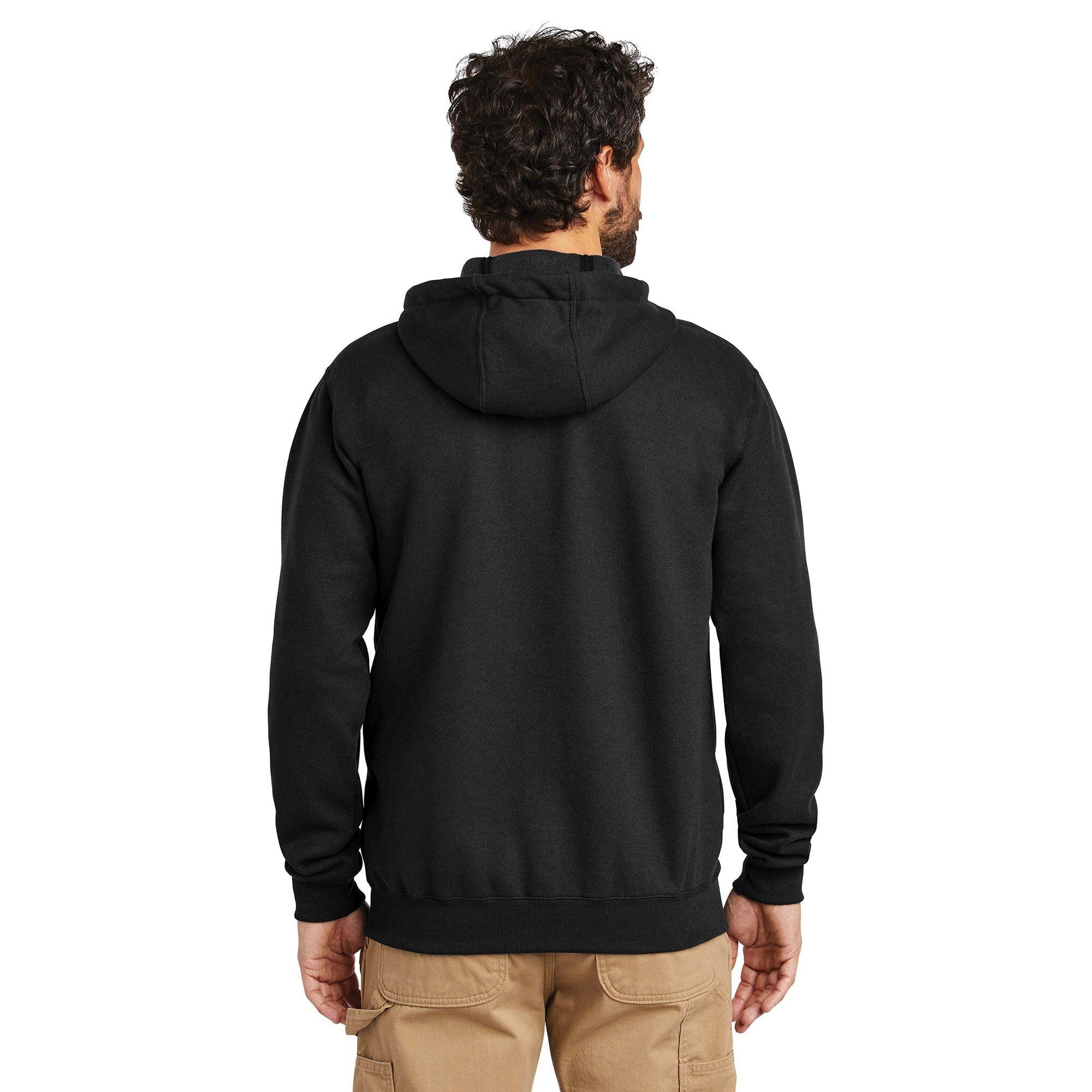 Fleece Hooded Zip-Front Sweatshirt - Black - Purpose-Built / Home of the Trades
