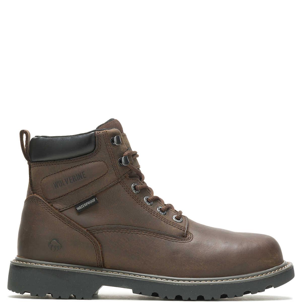 Men's Floorhand Waterproof Steel Toe 6" Work Boot - Dark Brown - Purpose-Built / Home of the Trades