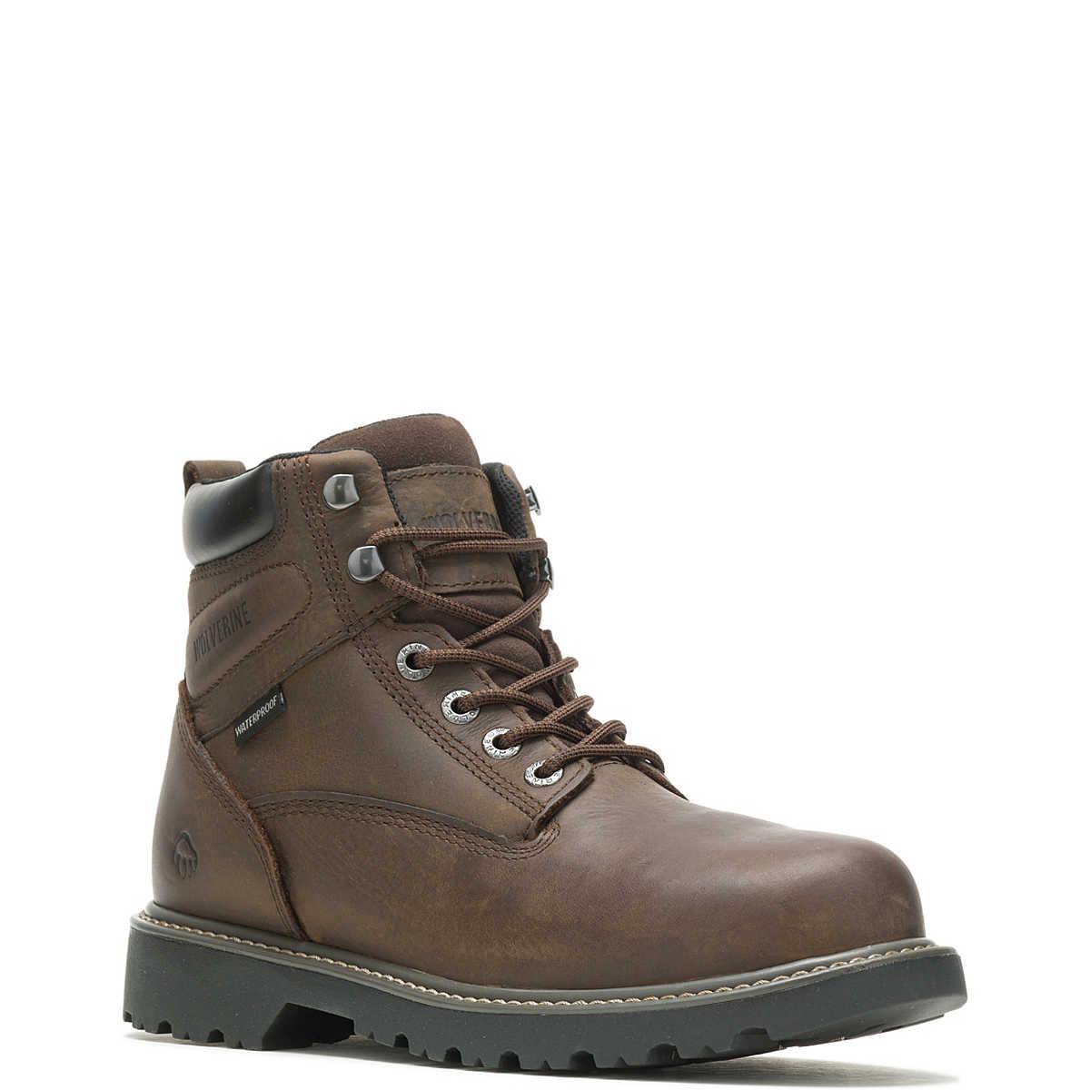 Men's Floorhand Waterproof Steel Toe 6" Work Boot - Dark Brown - Purpose-Built / Home of the Trades