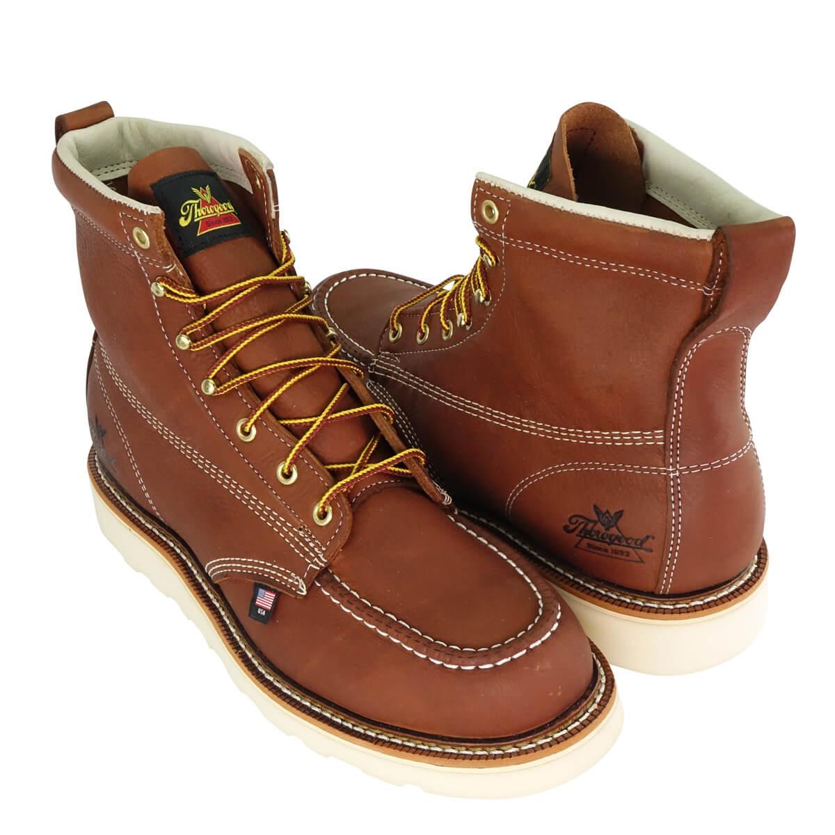 American Heritage - 6" Tobacco Moc Toe - MAXwear Wedge (Soft Toe) - Purpose-Built / Home of the Trades