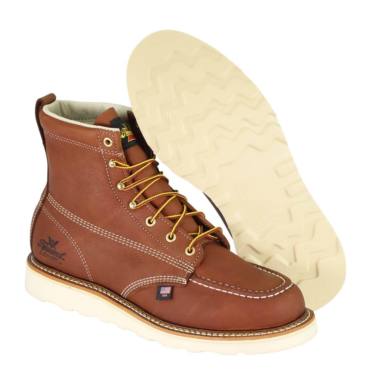 American Heritage - 6" Tobacco Moc Toe - MAXwear Wedge (Soft Toe) - Purpose-Built / Home of the Trades