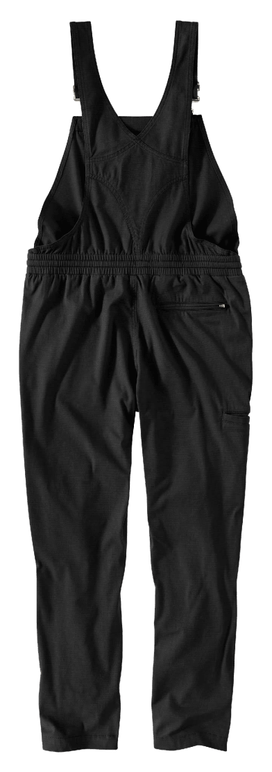 Women's Force Relaxed Fit Ripstop Bib Overall - Black