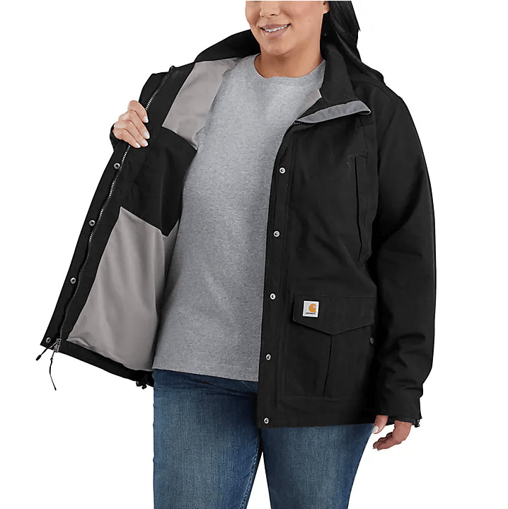 Women's Storm Defender Relaxed Fit Heavyweight Jacket - Black - Purpose-Built / Home of the Trades