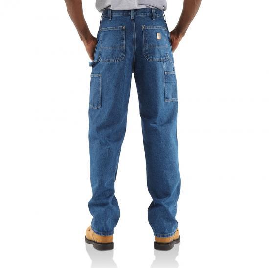 Loose Original Fit Washed Logger Double Front Work Jean (Denim)(Denim) - Purpose-Built / Home of the Trades