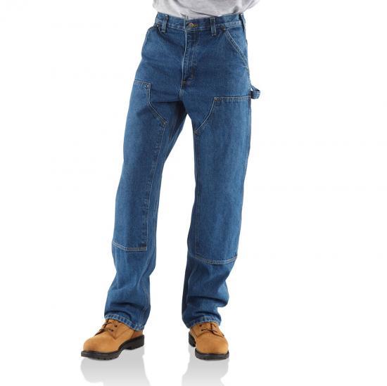 Loose Original Fit Washed Logger Double Front Work Jean (Denim)(Deepstone) - Purpose-Built / Home of the Trades