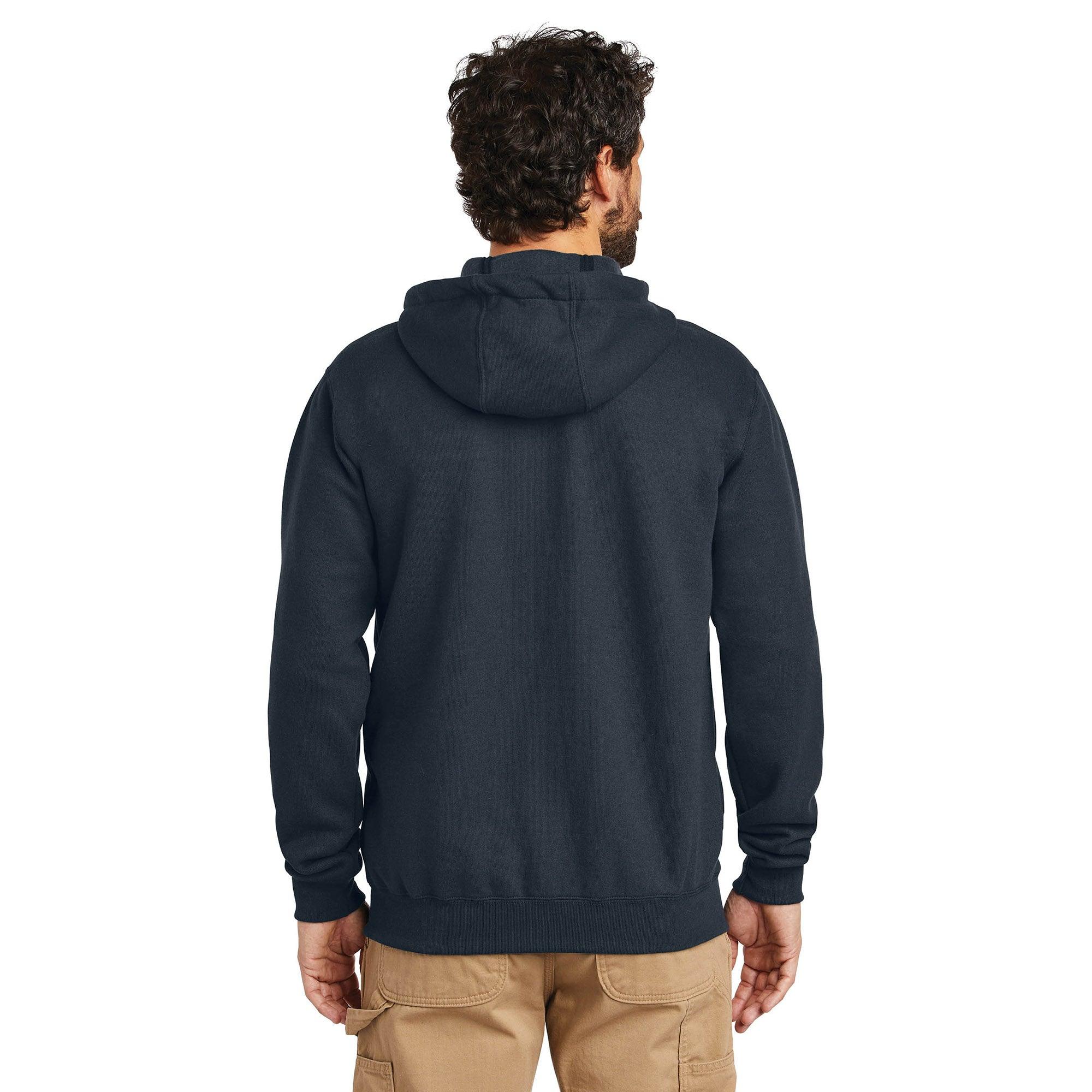 Fleece Hooded Zip Front Sweatshirt - New Navy - Purpose-Built / Home of the Trades
