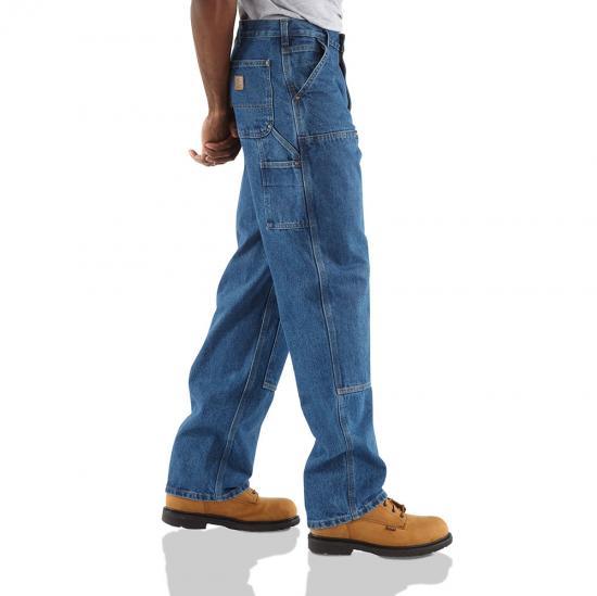 Loose Original Fit Washed Logger Double Front Work Jean (Denim)(Dark Brown) - Purpose-Built / Home of the Trades