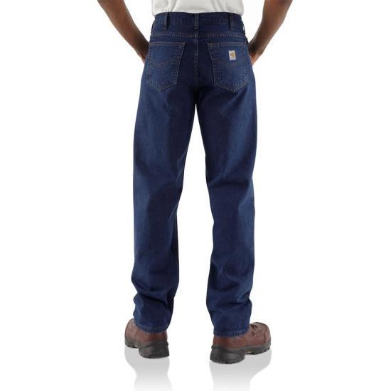 FRB100 - Flame Resistant Straight Leg Relaxed Fit Jean (Denim)(Denim) - Purpose-Built / Home of the Trades